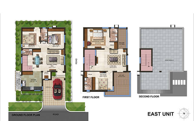 01 East Unit Floor plan